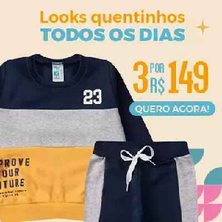 3 CONJUNTOS POR R$149