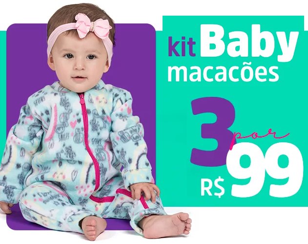 3 Macacões por R$ 99