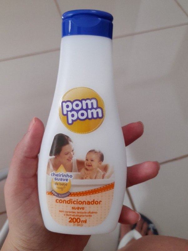 Condicionador Infantil Suave, Pom Pom, Laranja, Pom Pom, Laranja