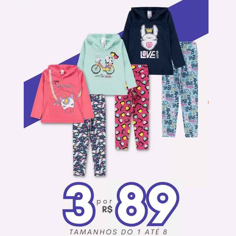Conjunto Meia estação Meninas