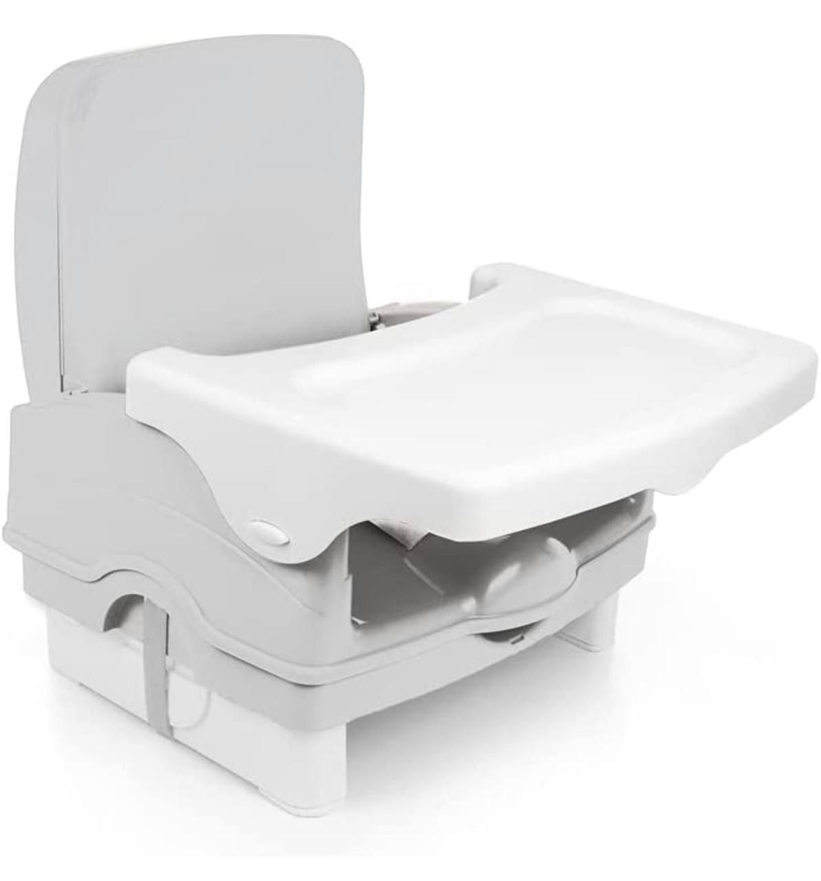 Cosco Smart Cadeira de Refeição Portátil, Cinza (Gelo)