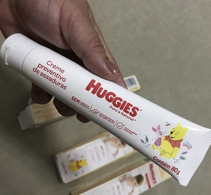 Creme Preventivo de Assaduras Huggies Puro e Natural - 80g