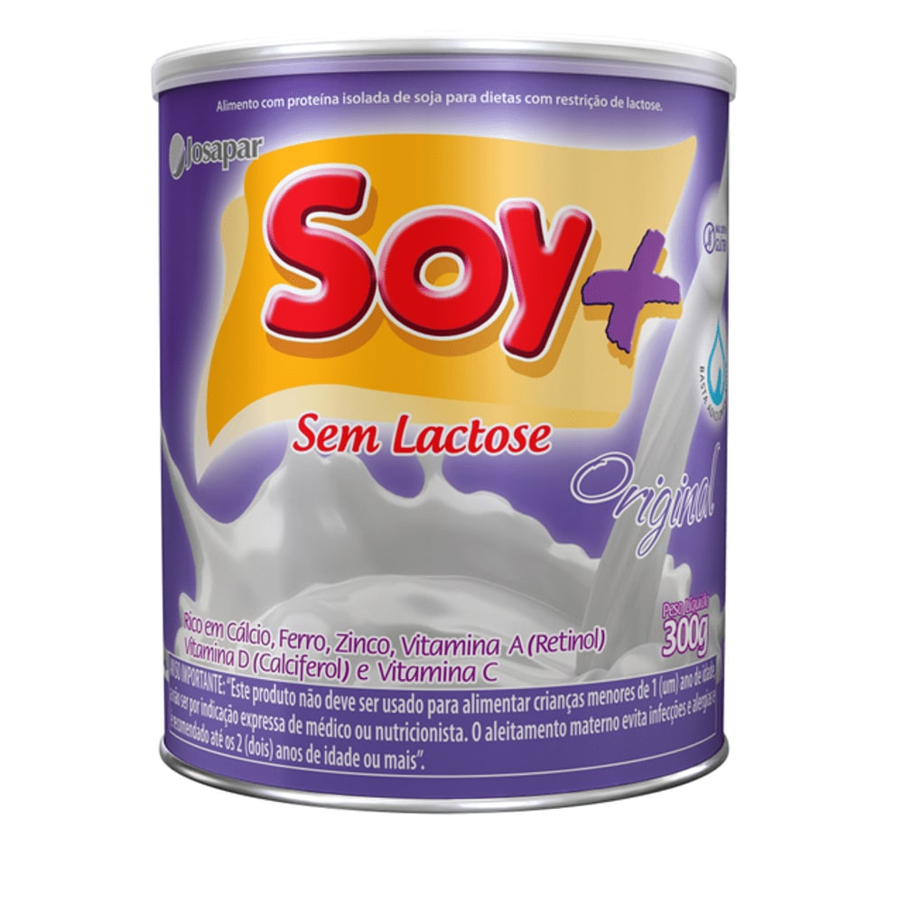 De soja, sem lactose!!