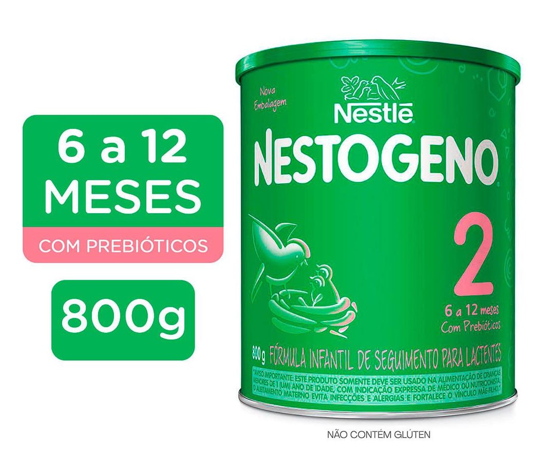 Fórmula Infantil Nestogeno 2 Lata - 800g