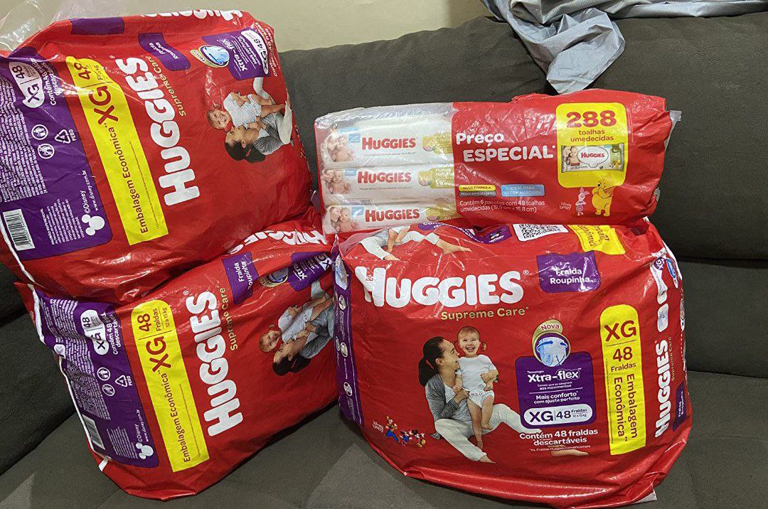 Fralda Huggies Supreme Care Roupinha XG - 48 fraldas