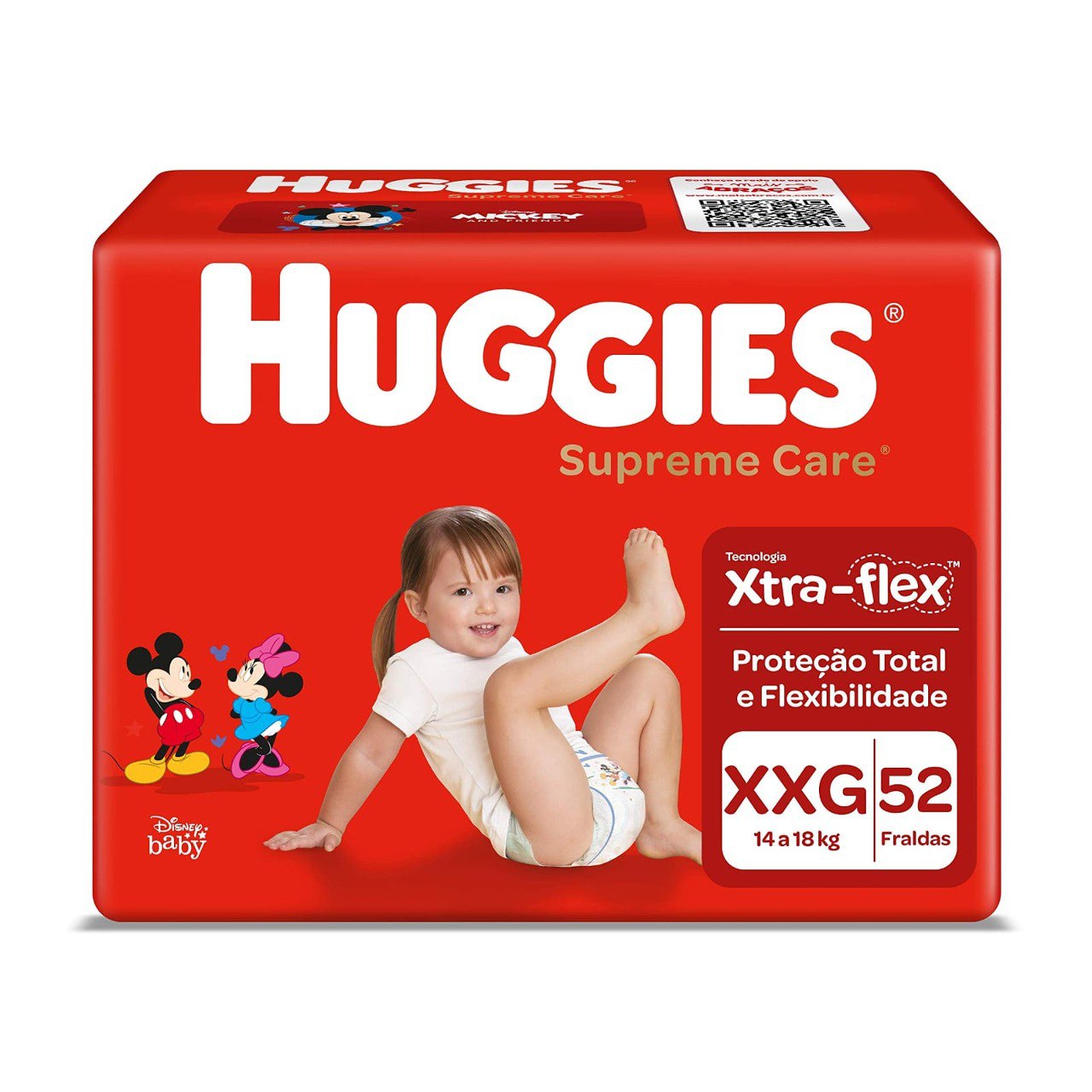 Fralda Huggies Supreme Care XXg - 52 Fraldas