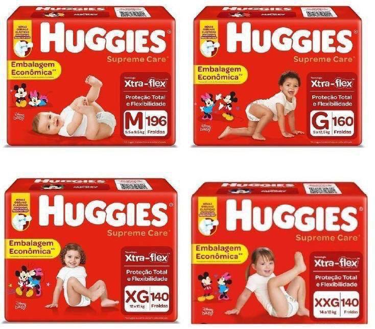 Fralda Huggies Supreme Care