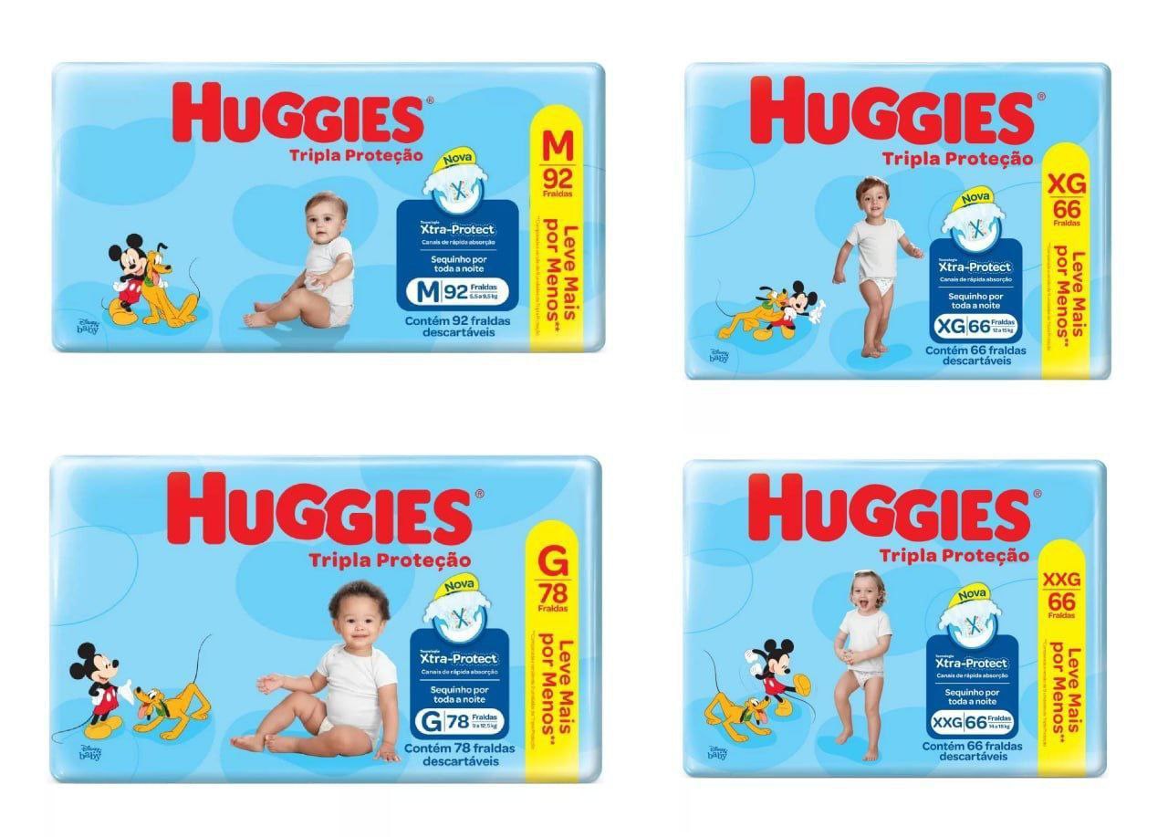 Fralda Huggies Tripla Proteção Hiper