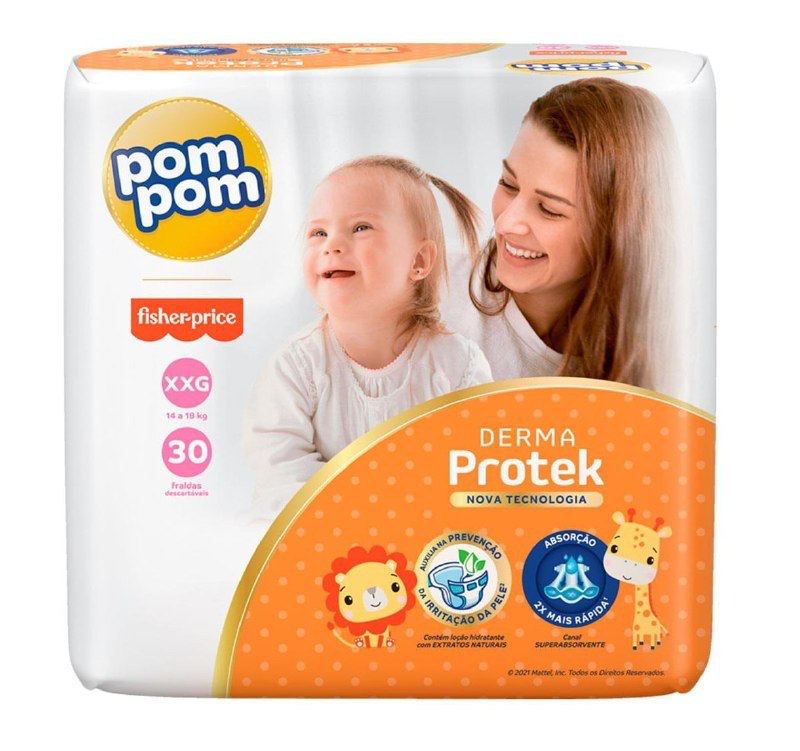 Fralda Pom Pom Derma