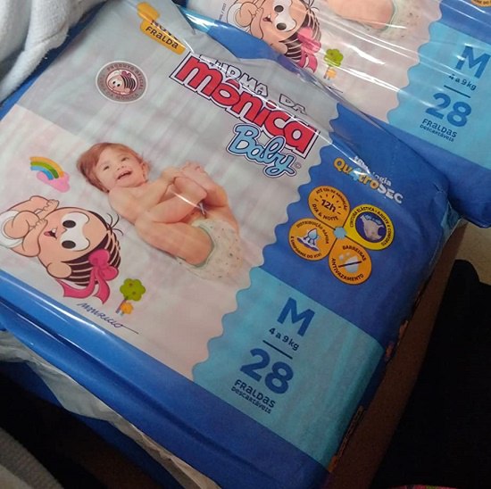 Fralda Turma da Mônica Baby
