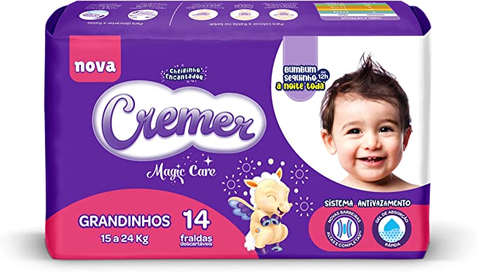 💛🧡💚Fraldas Cremer Magic Care     💛🧡💚
