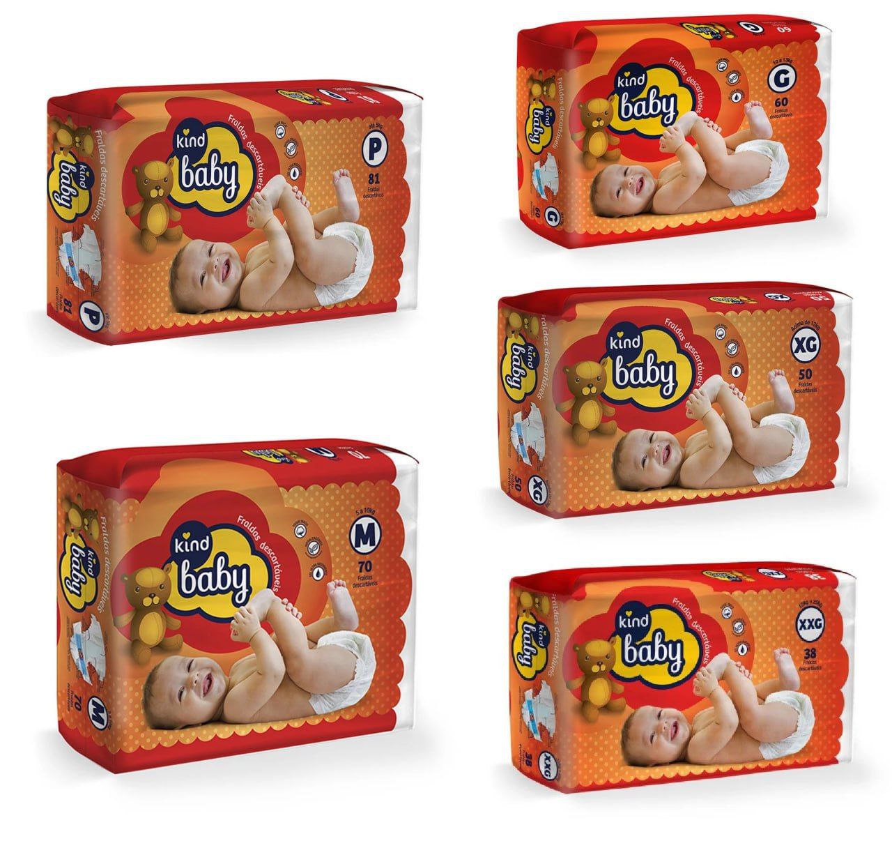 Fraldas Kind Baby