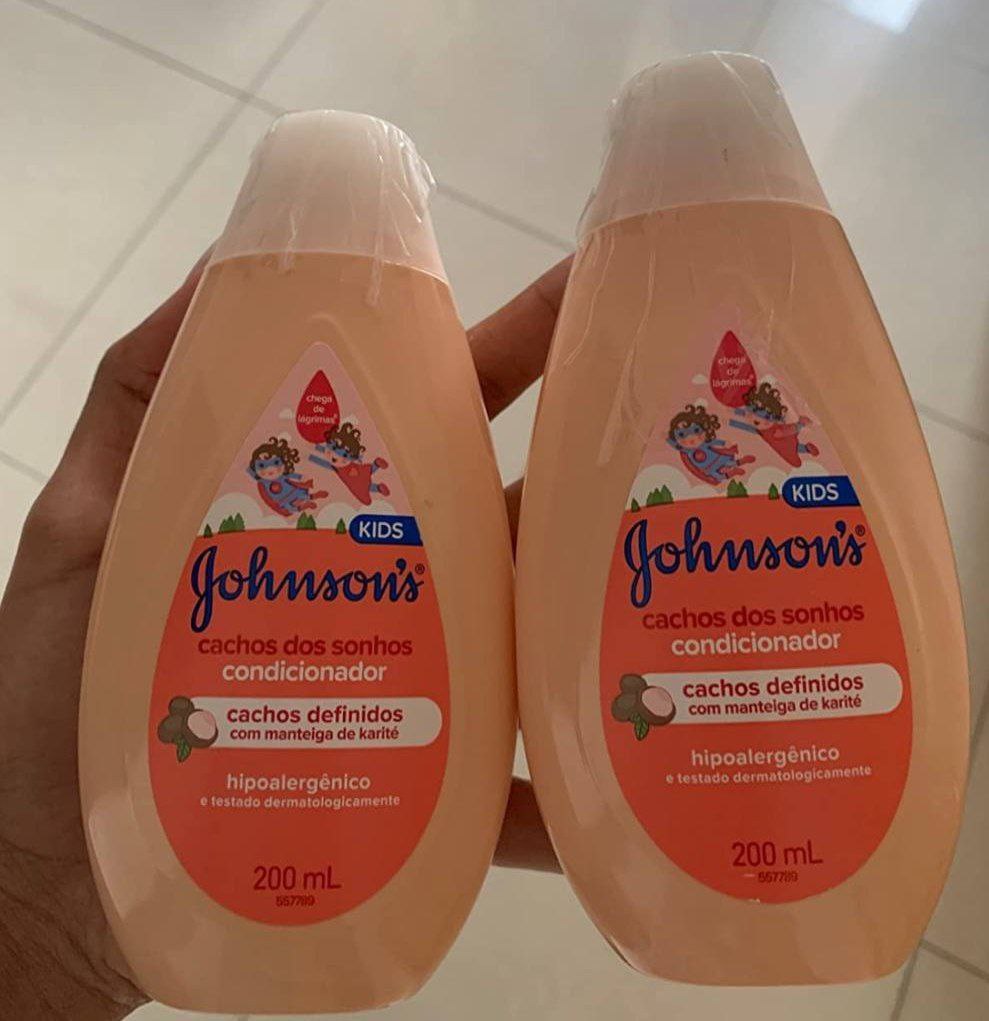 johnson's Baby Condicionador Infantil Para Cabelos Cacheados Cachos Dos Sonhos,200ml