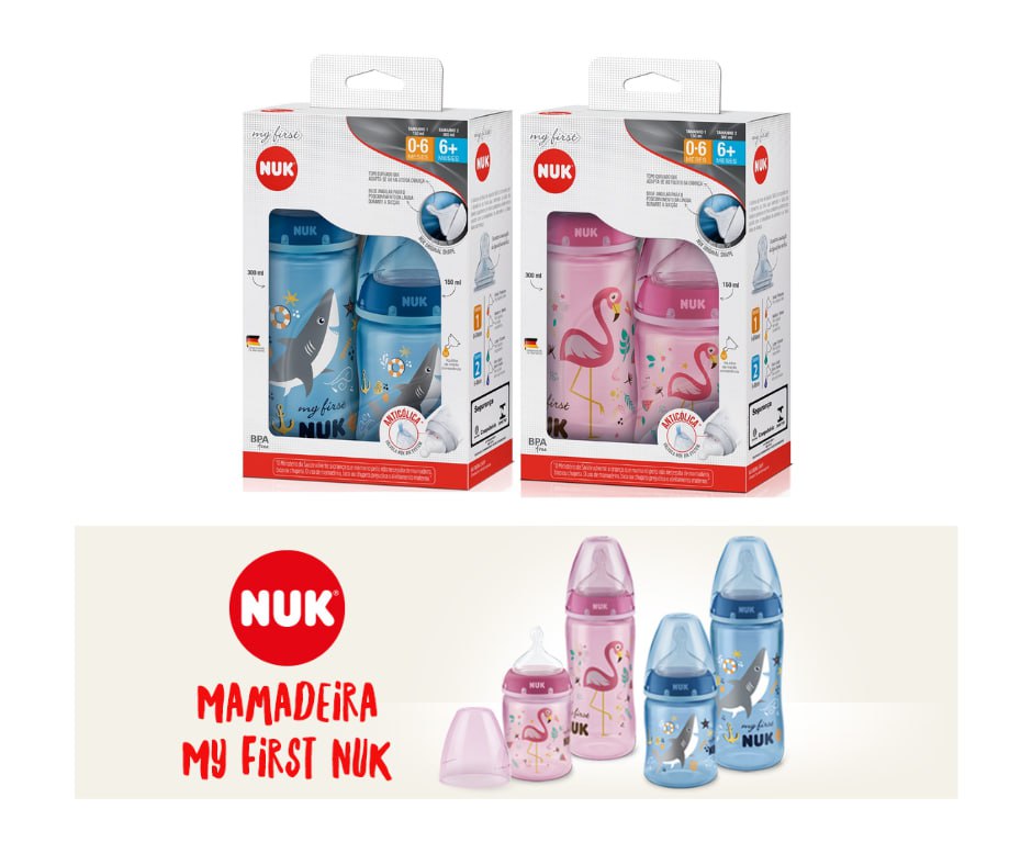 Kit Mamadeira My 1st S1 150ml S2 300ml Nuk