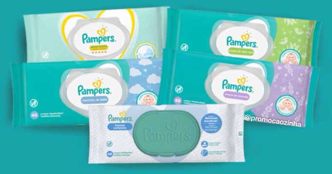 Lenço Umedecido Pampers