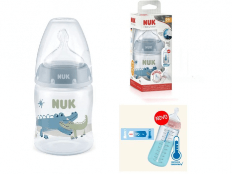 Mamadeira NUK FC Temp. Control 150ml S1 – Boy, NUK
