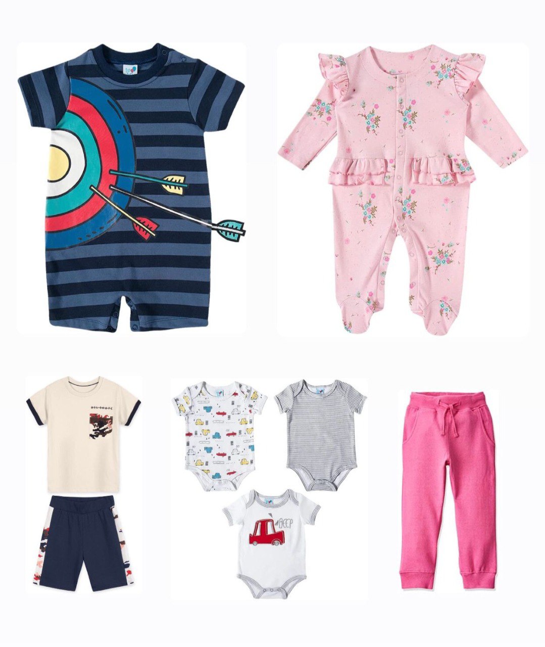 Roupas Infantis e para Bebês, meninos e meninas