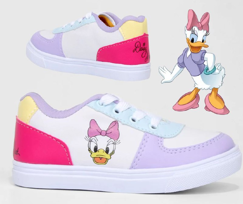 Tênis Infantil Disney Margarida Menina - Colorido 20 ao 26.