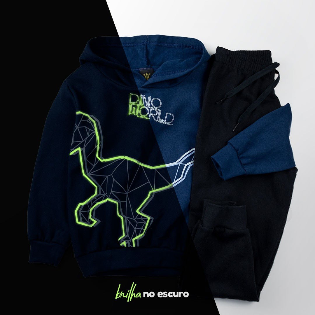 3 conjuntos moletom R$99!