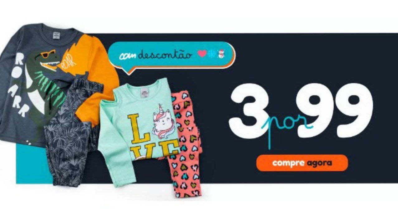 3 POR R$99 OU 4 POR R$120