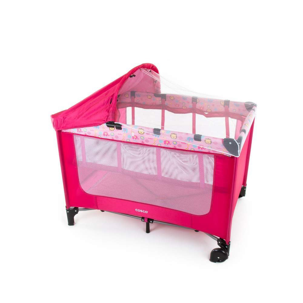 Berço Portátil Happy, Cosco, Rosa