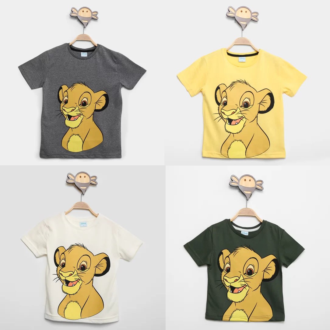 👉🏻 Camiseta Infantil Disney Simba (tam. 1 a 6)