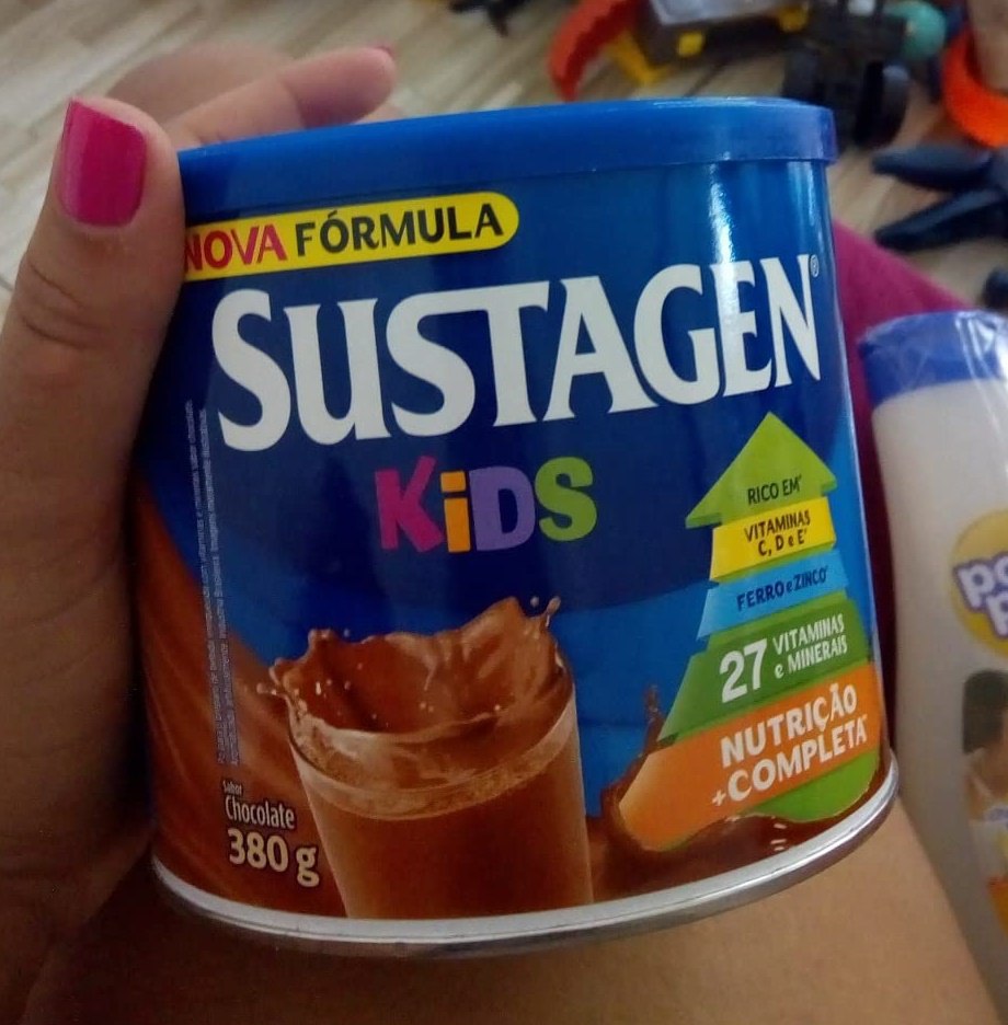 Complemento Alimentar Sustagen Kids Chocolate Lata 380g