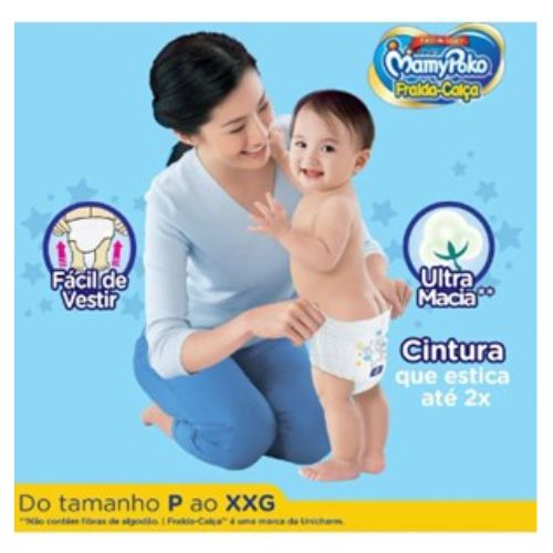 Fralda-Calça Mamypoko Super Seca Mega