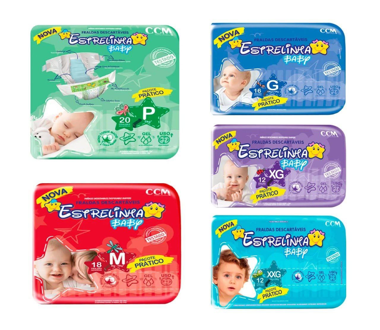 Fralda Estrelinha Baby