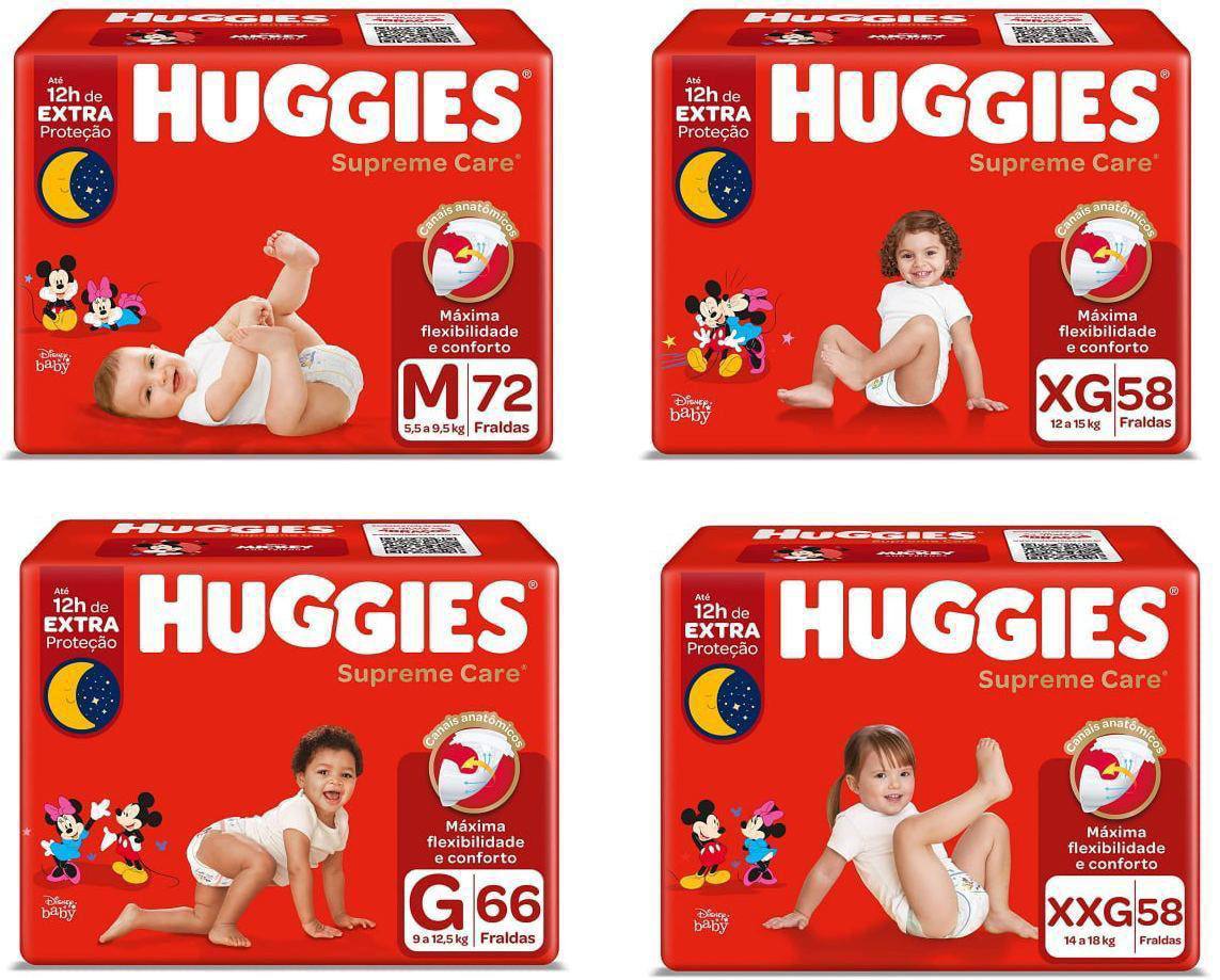 Fralda Huggies Supreme Care