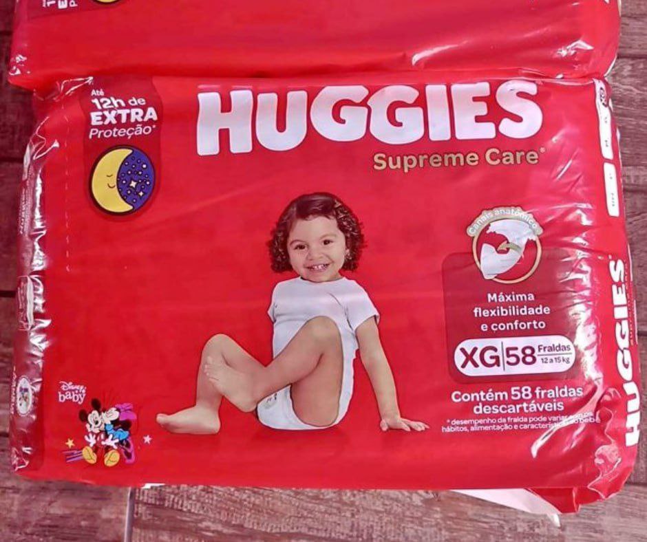 Fralda Huggies Supreme Care XG 58 unidades (Versão Reformulada)