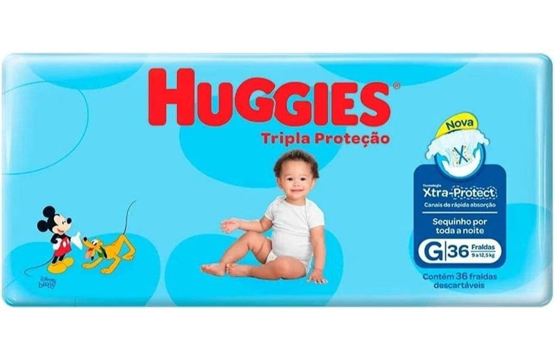 Fralda Huggies Tripla Proteção G - 36 Fraldas
