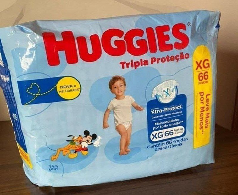 Fralda Huggies Tripla Proteção Xg - 66 Fraldas