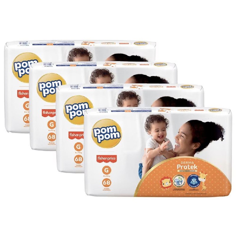 Fralda Pom Pom Protek Derma