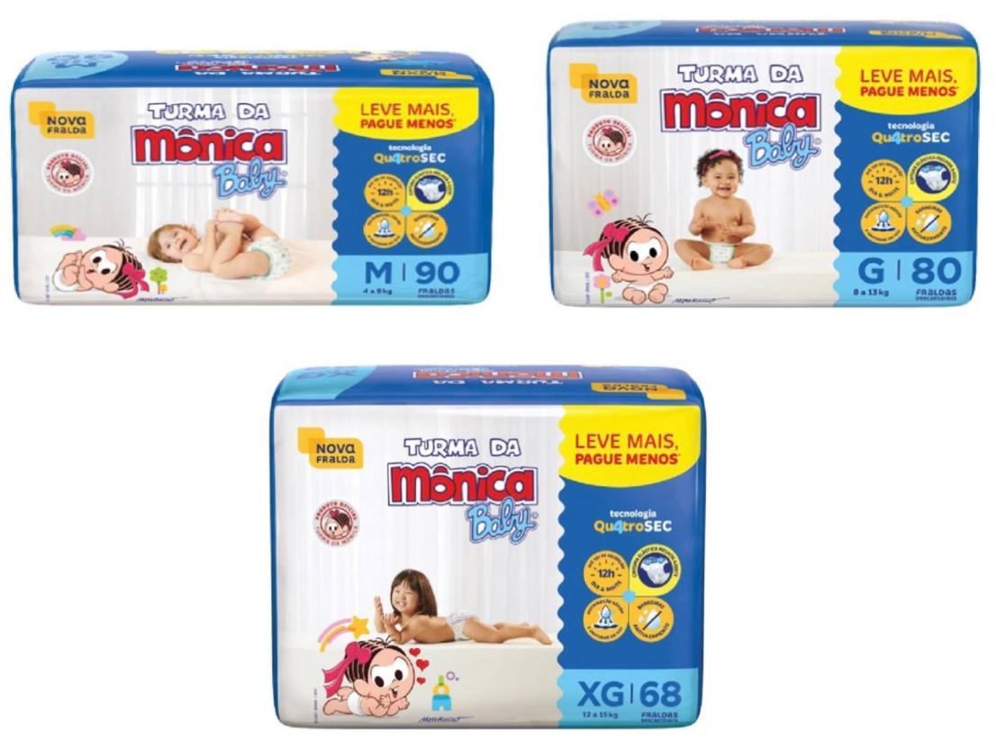 Fralda Turma da Mônica Baby