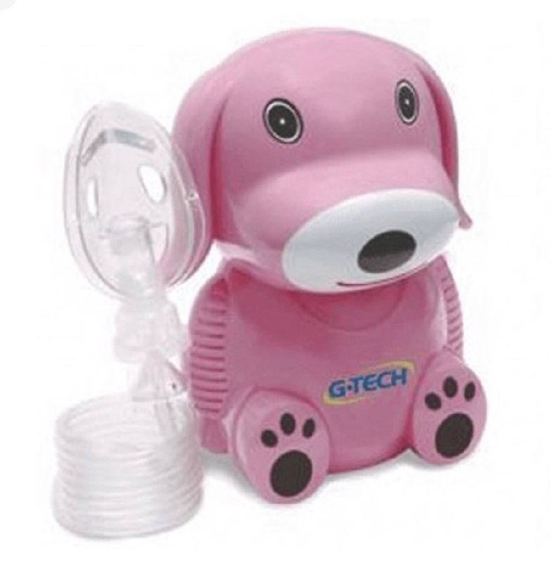 Inalador Nebulizador Nebdog Bivolt, G-Tech, Rosa