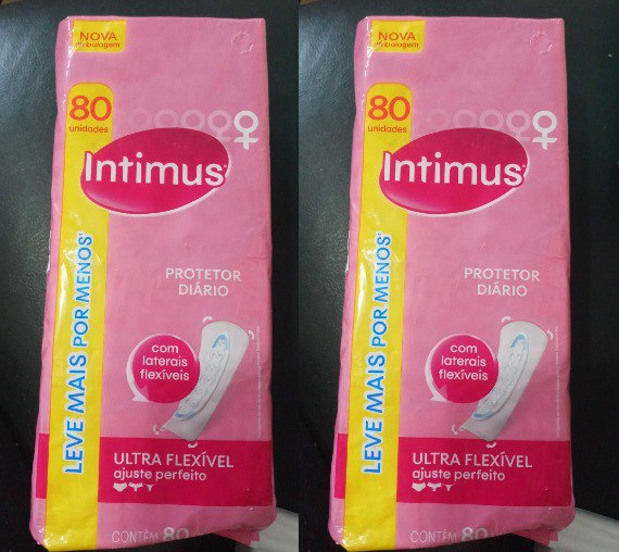 Intimus Protetor Diário Days, Cuidado Diário sem Perfume, 80 unidades - Leve 80 Pague 60