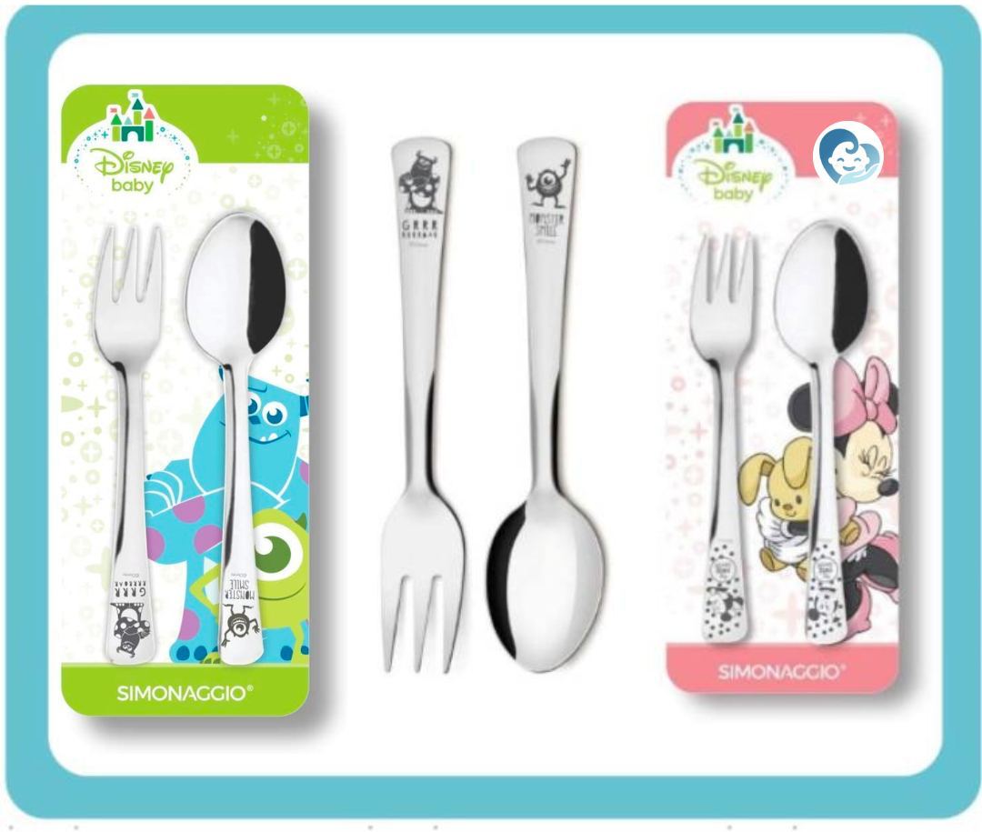 Jogo de Talheres Infantil Disney Baby, Simonaggio, Inox