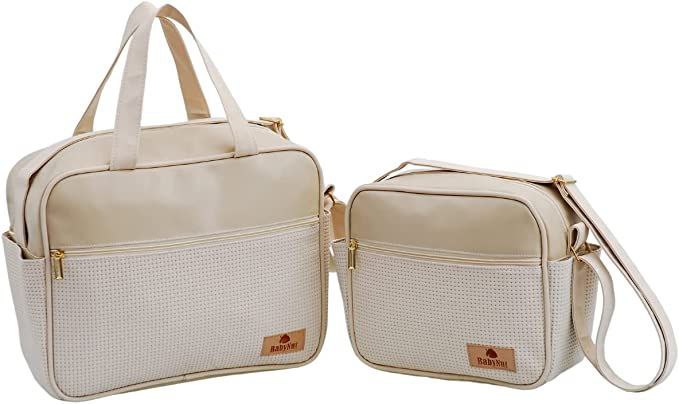 Kit Bolsa e Frasqueira BABY NUT Bege, Baby Nut, Bege