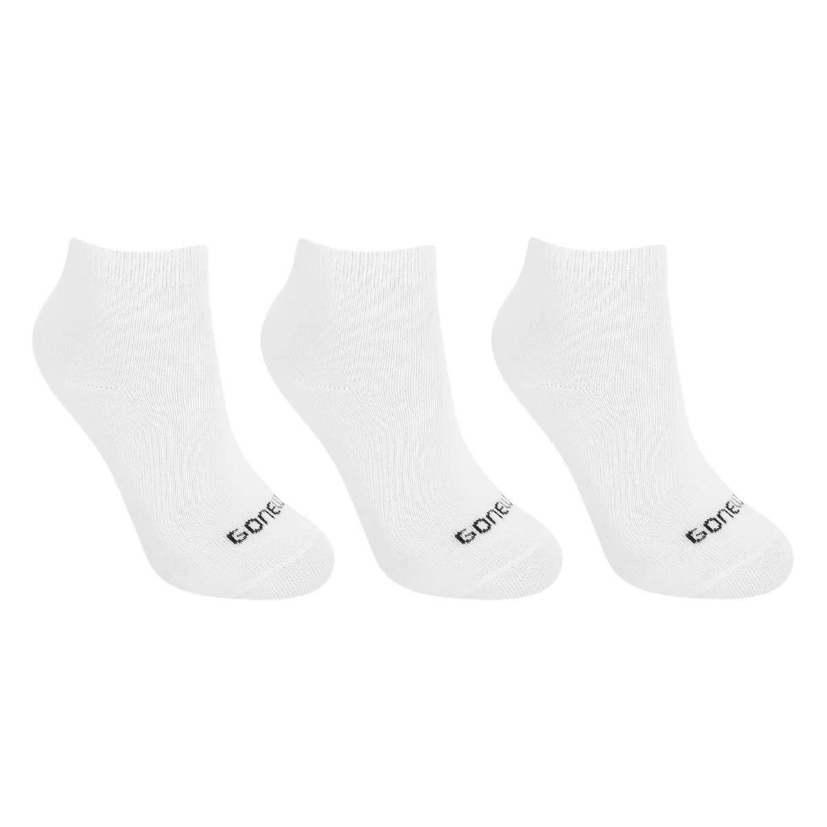 Kit Meia Infantil Gonew Cano Médio 3 Pares - Branco (tem preta tbem)