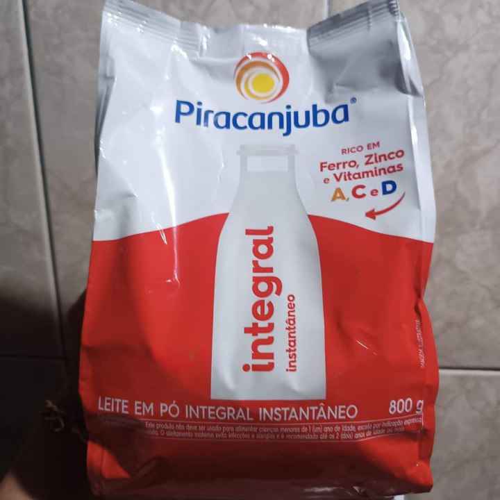 Leite Pó Integral Instantâneo Piracanjuba Pouch 800g