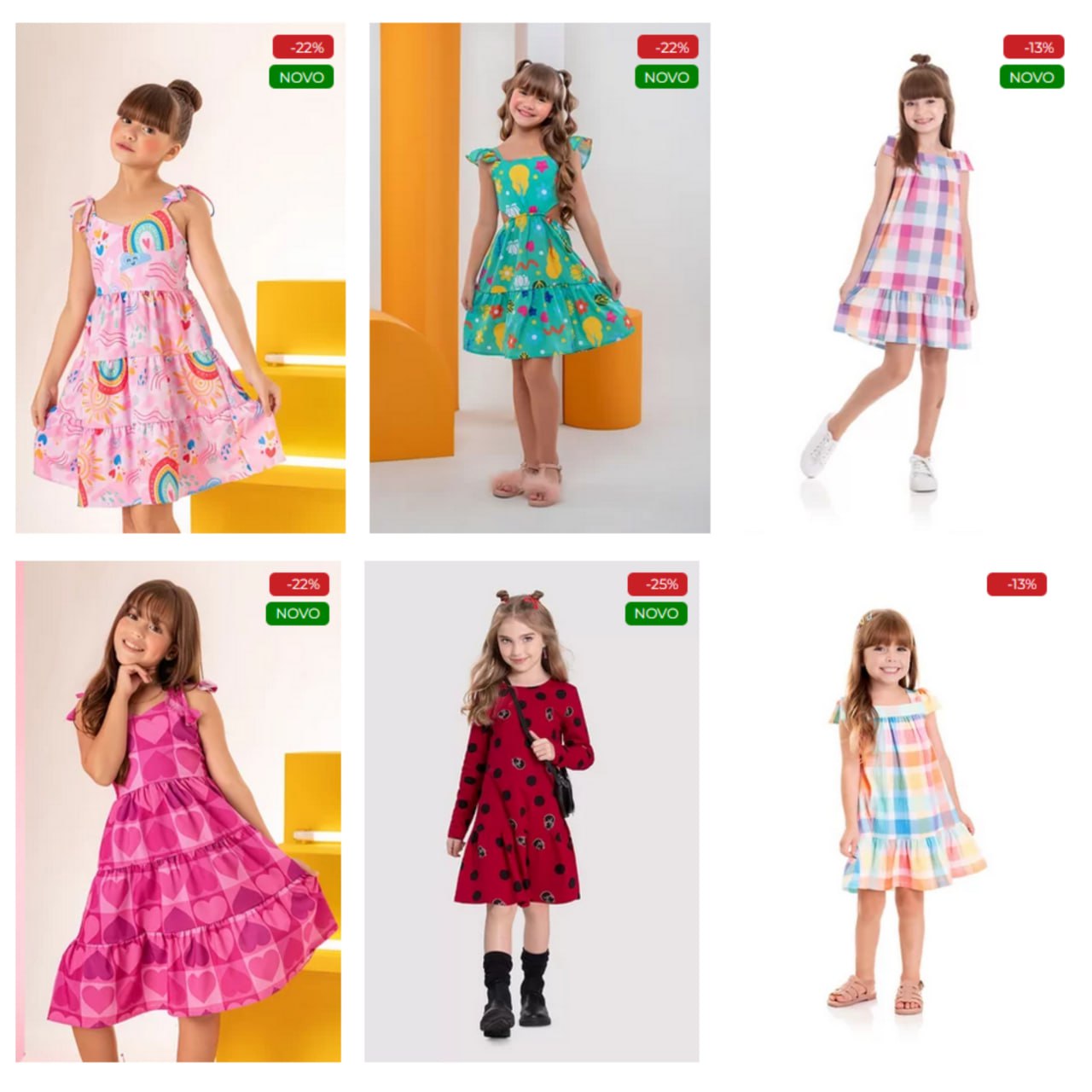 Lindos vestidos para as princesinhas. 🤩