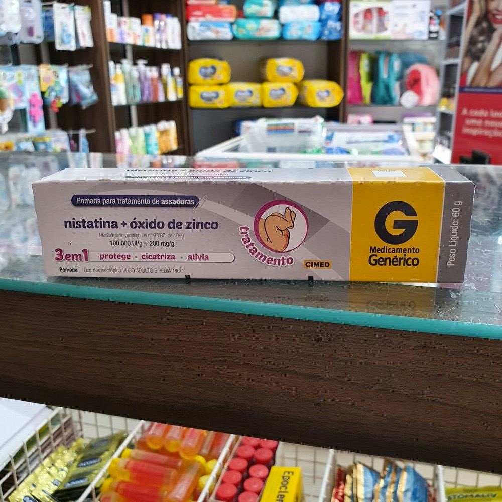 Nistatina + Oxido De Zinco Cimed Pomada 60g