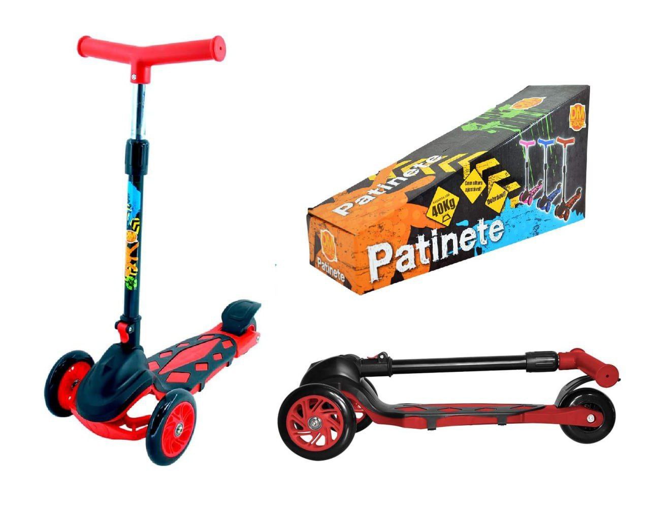 Patinete Power Vermelho, DM Radical