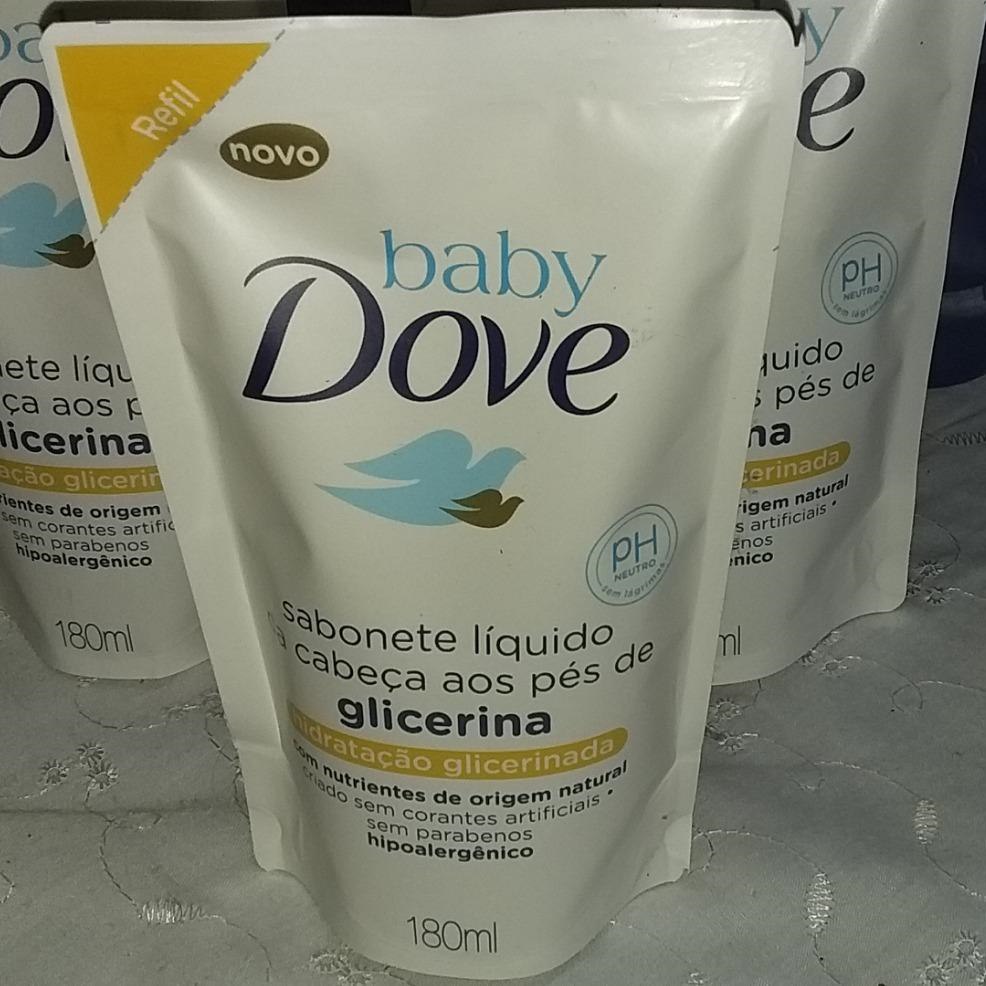 Sabonete Líquido Glicerina Baby Dove Hidratação Glicerinada 180ml Refil