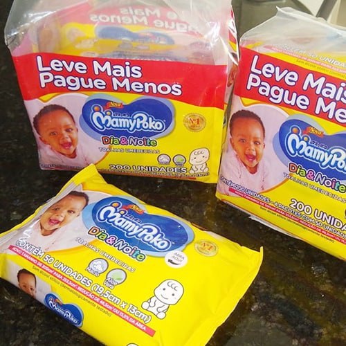 👶 São 4 pacotes com 50 unidades‼️ Sai R$ 5,37 cada 😱