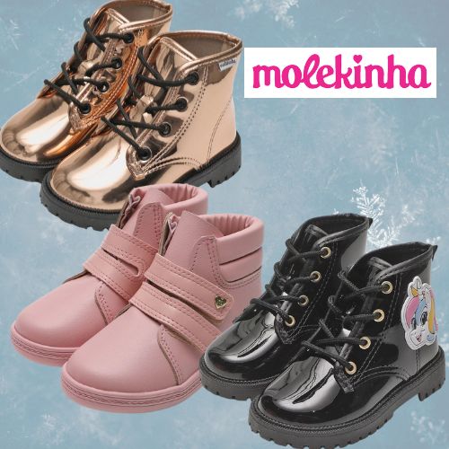 Seleção de Botas Infantis femininas Molekinha