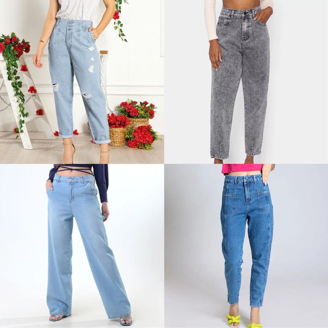 👖Seleção de Calças Jeans Sawary Feminina