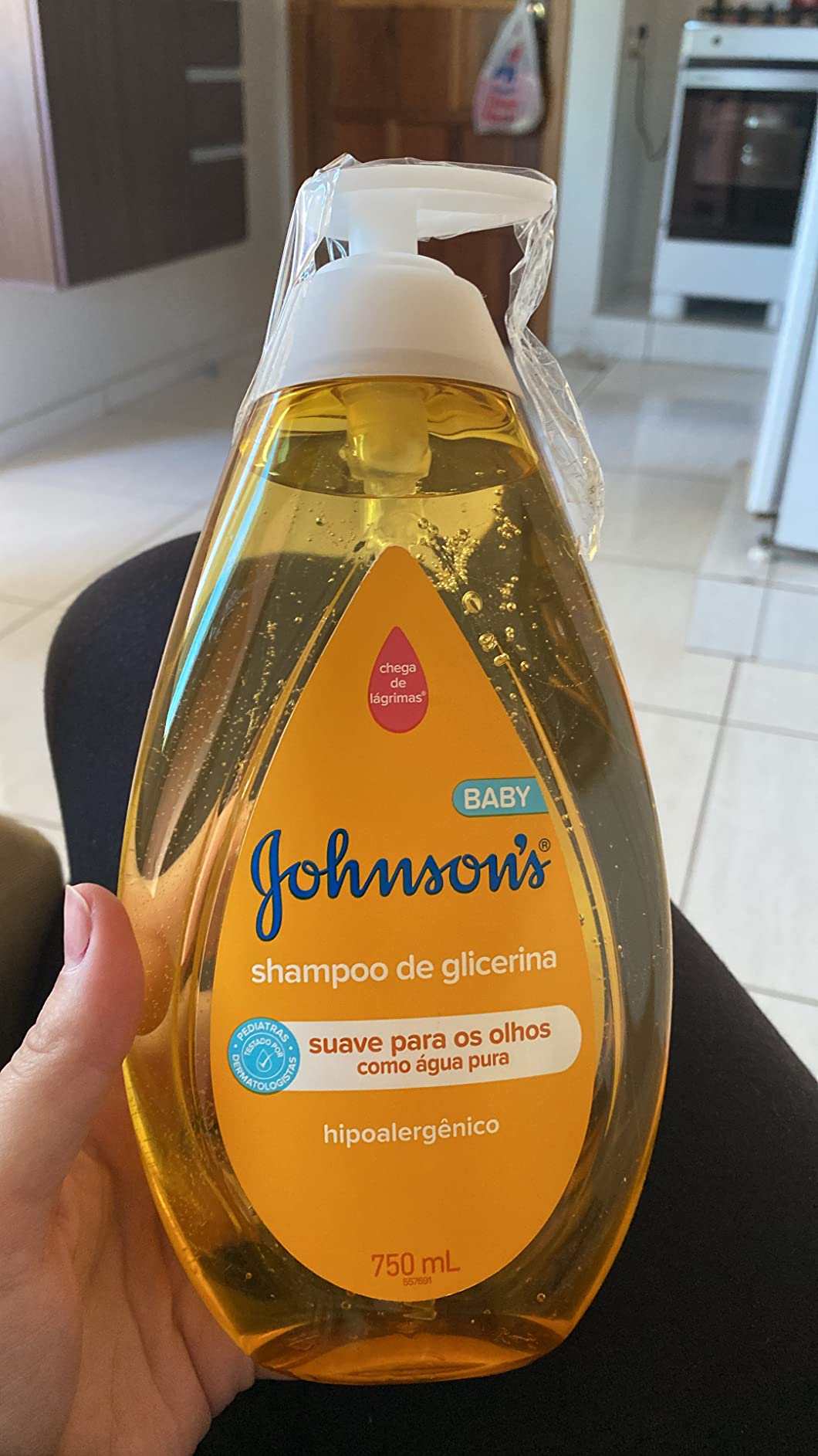 Shampoo Johnson's Baby Regular 750ml (Grandão!)