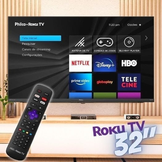 Smart Tv Philco Roku 32" Led Hd - Ptv32g70rch